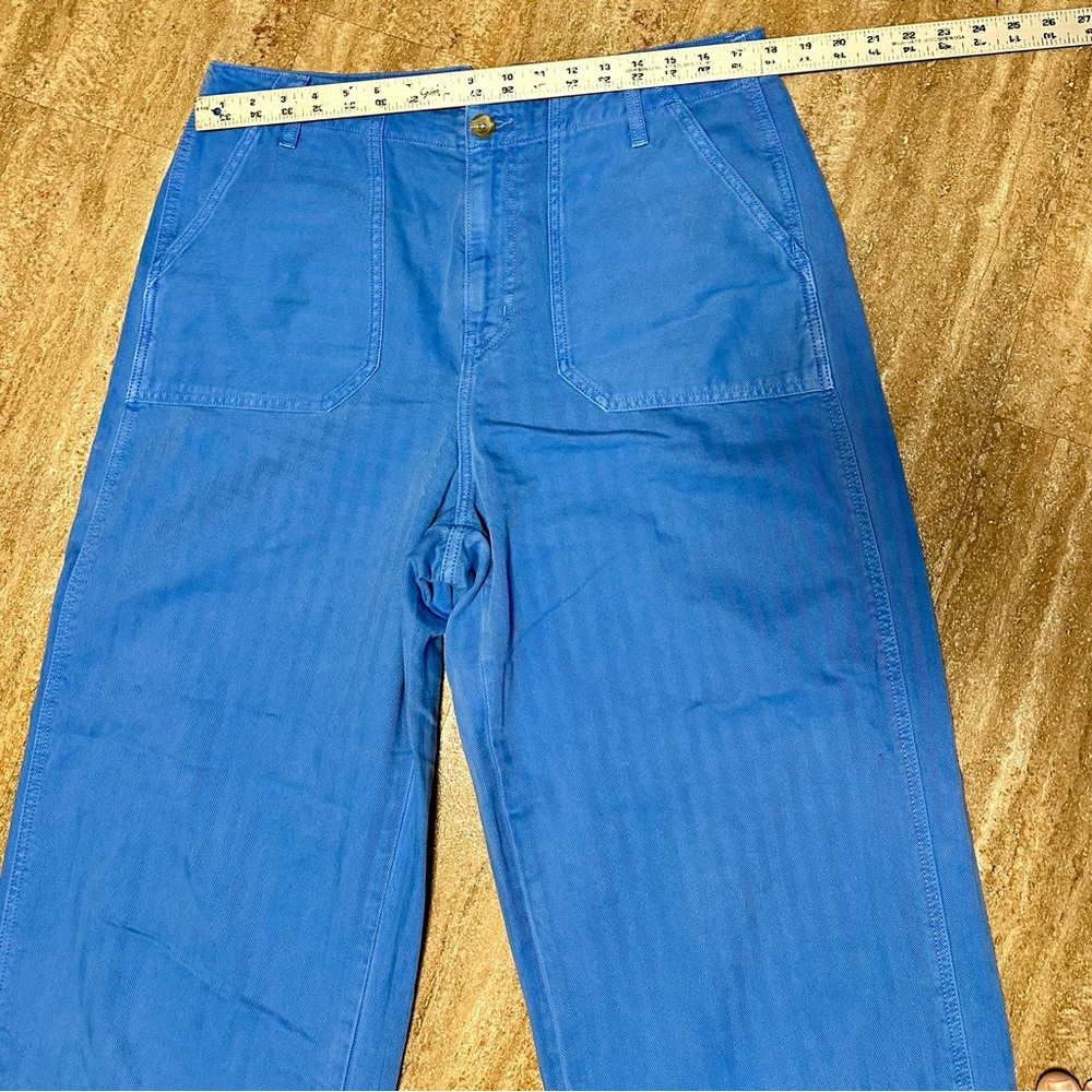 Old Navy Baggy High Rise 14 Tall Cornflower Blue - Picture 2 of 6